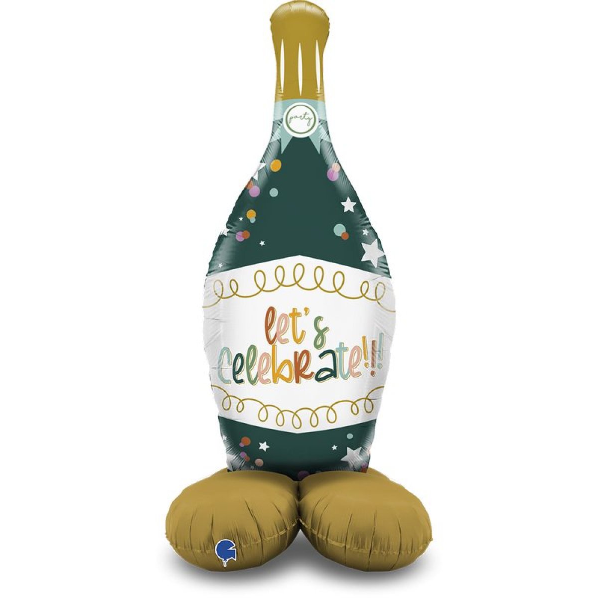 Folieballong Champagne let's celebrate