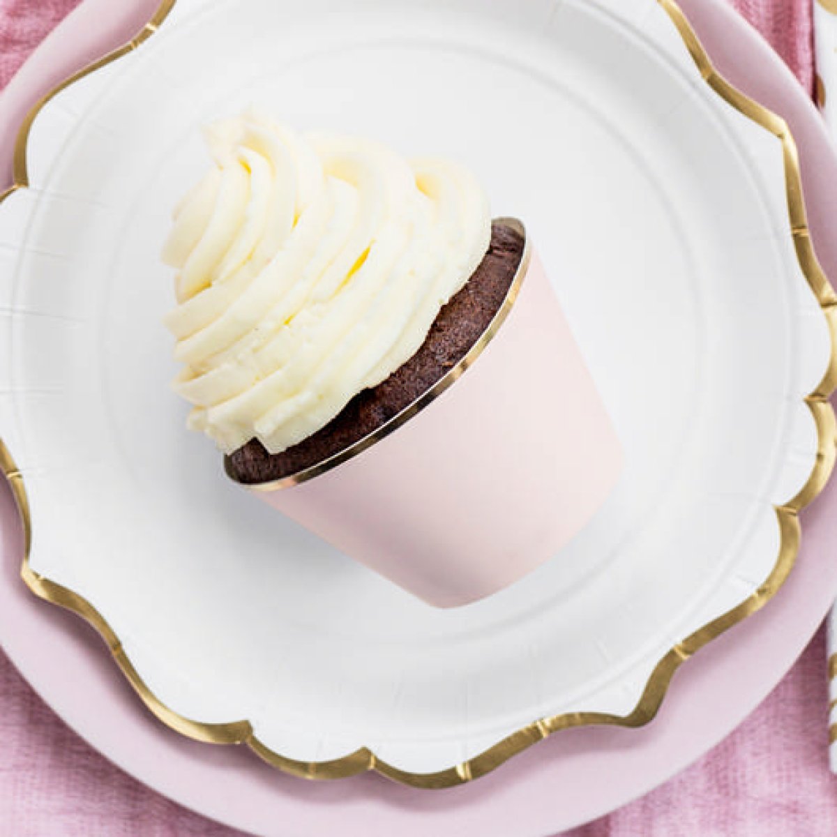 Cupcake Wrappers Rosa