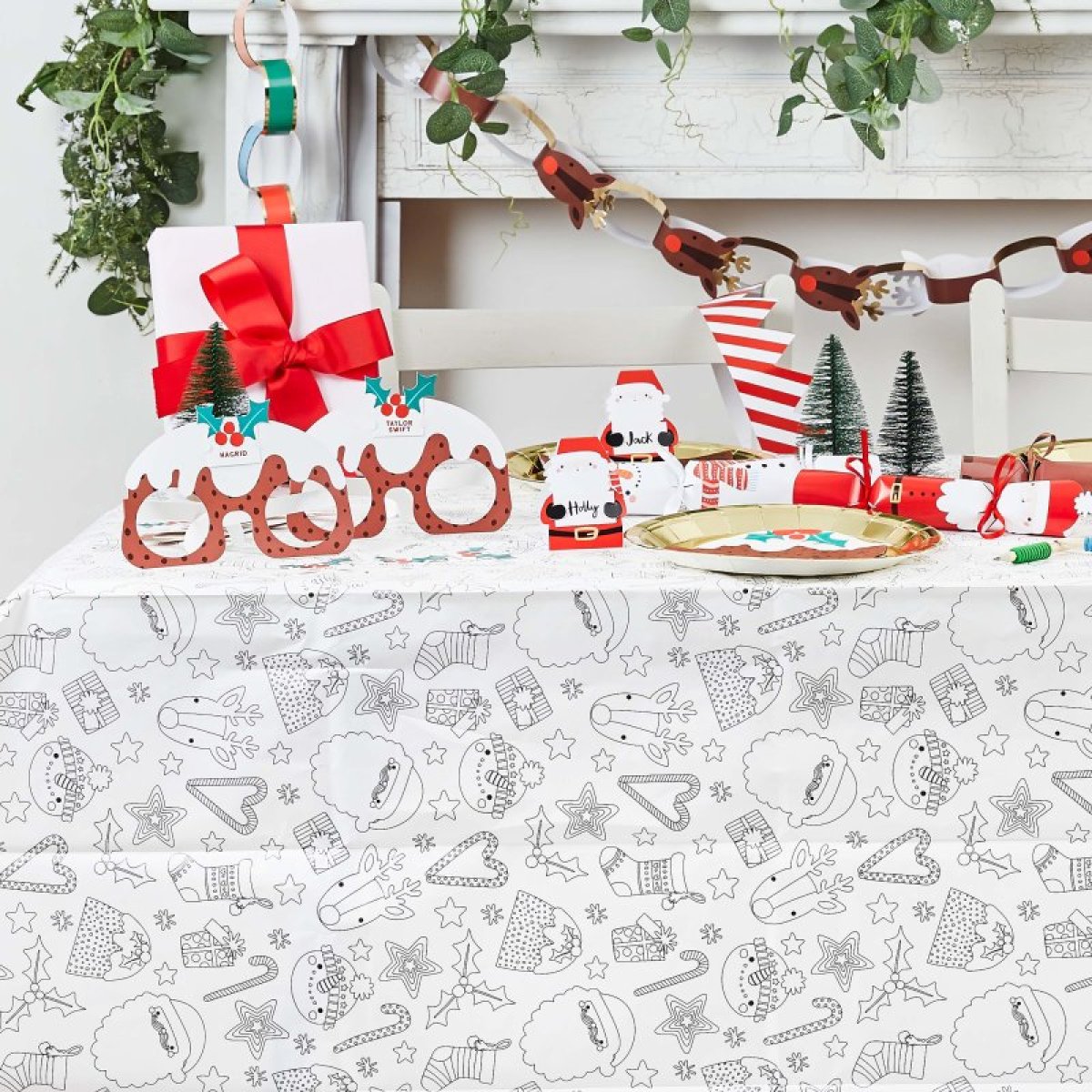 Kjøp Fargelegg-Selv Jul Papirduk Online - Nå kun 99 - Temashop.no
