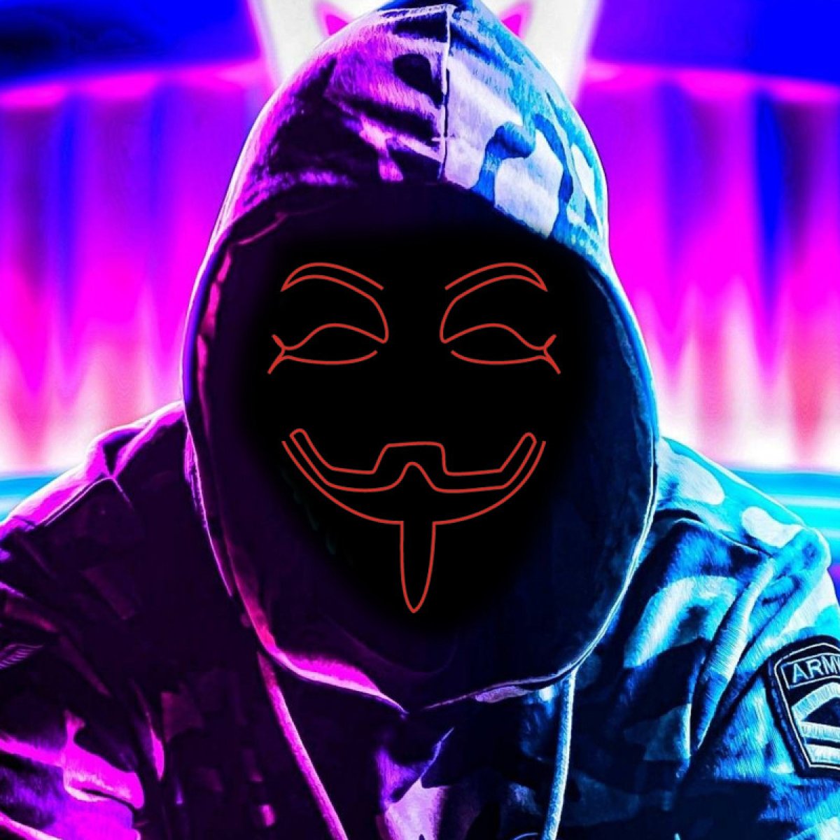 Kjøp LED Maske Anonymous Online - Nå kun 299 - Temashop.no