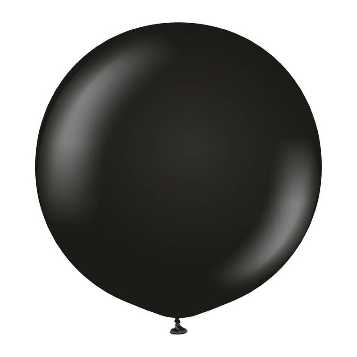 18 svart glitter Latexballonger 12