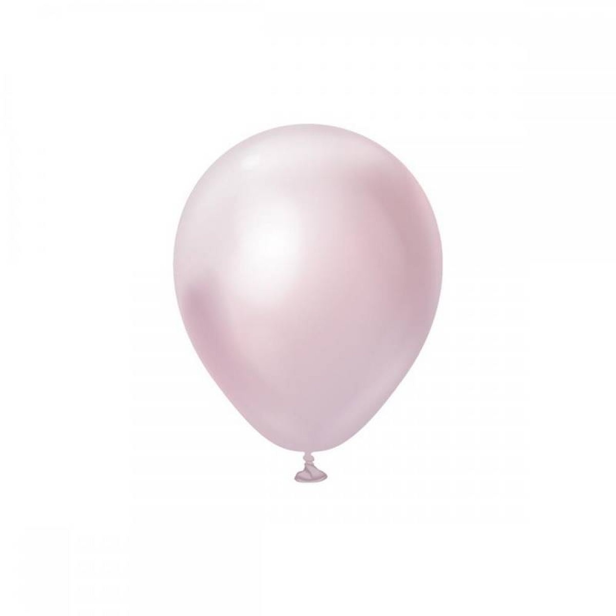 SIlver Mini Latexballonger 100-pack