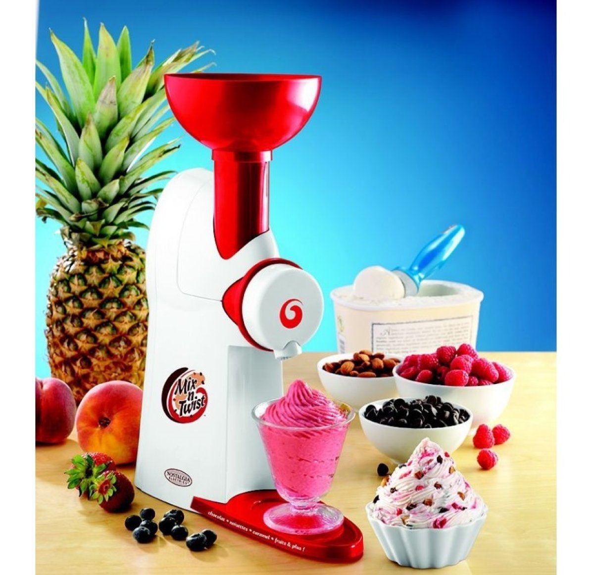 Presentere Sorbet På En Tiltalende Måte