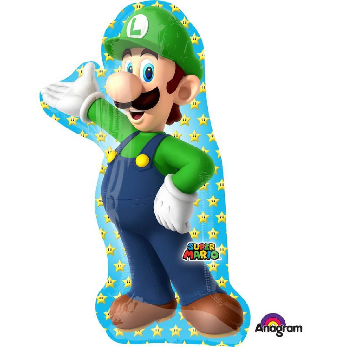Kjøp Super Mario® Luigi Folieballong Online - Nå kun 99 - Temashop.no