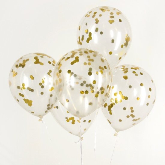 Konfetti Ballonger Blå