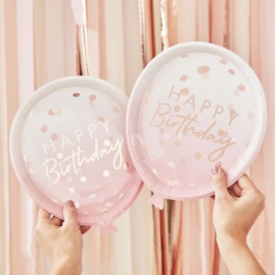 Happy Birthday Ölflaska Heliumballong 36